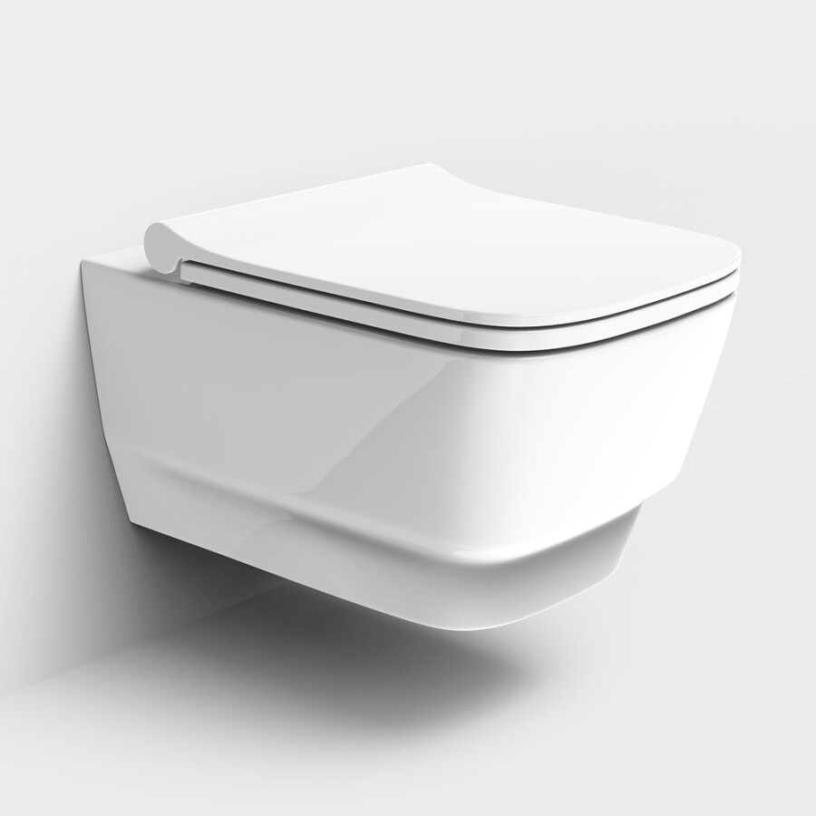 Унитаз подвесной Boheme Bello Белый глянец 971-W