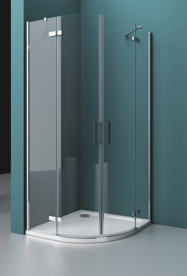 BelBagno душевое ограждение Kraft-R-2-100-C-Cr 100х100х195