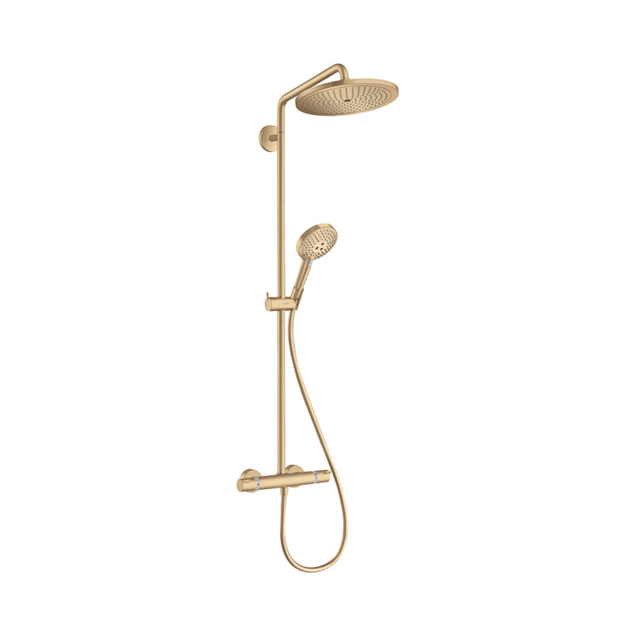 Hansgrohe Croma Select S Душевая система 280 1jet с термостатом бронза 26890140