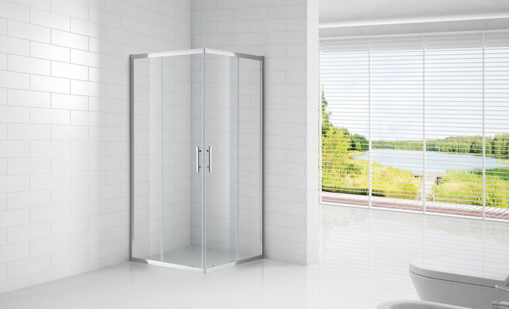 Cezares Eco душевой уголок 90х90 см ECO-O-A-2-90-C-Cr