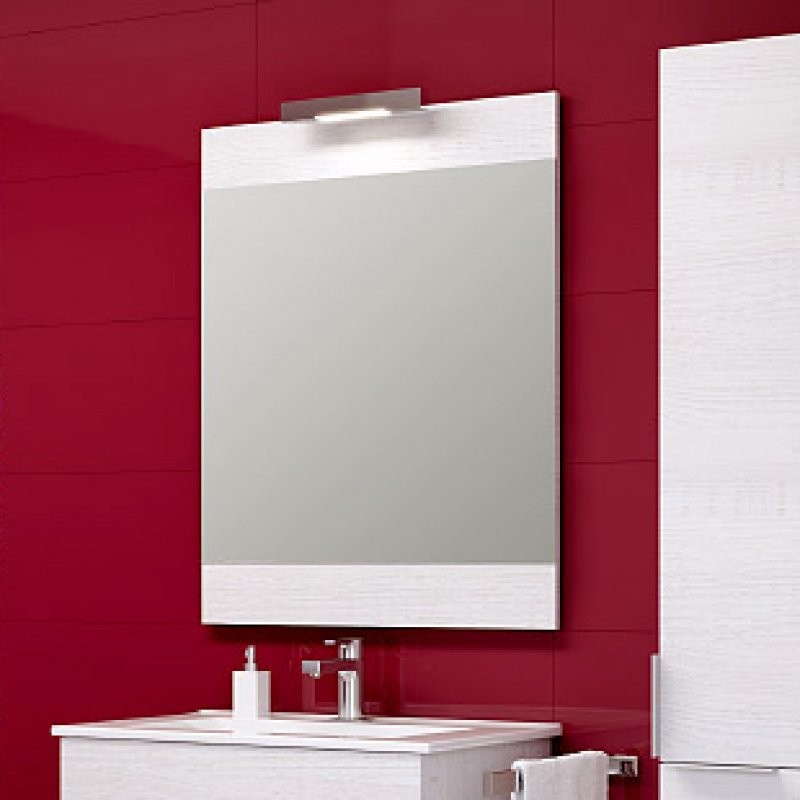 Aqwella Бриг 60 зеркало с подсветкой сосна магия