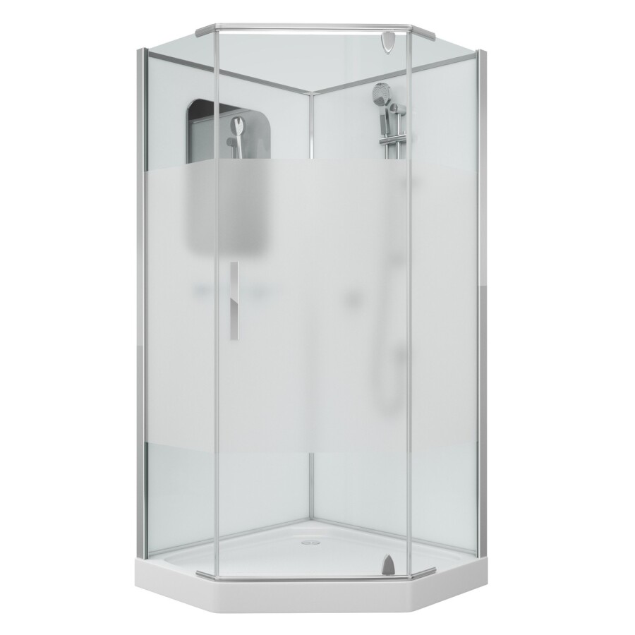 Душевая кабина Grossman Classic GR170D (100х100х205) дверь распашная,4 места