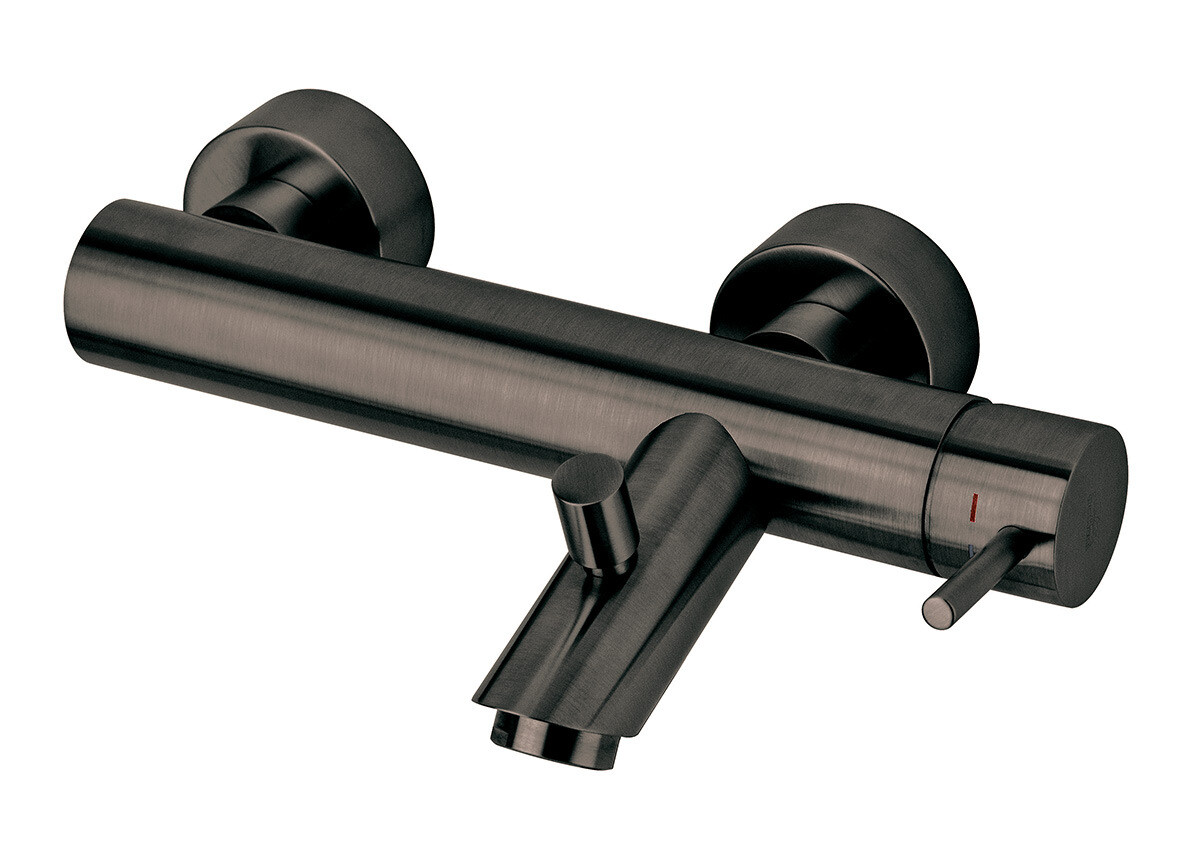 Paffoni Light LIG022NKNSP смеситель для ванны никель черный брашированный