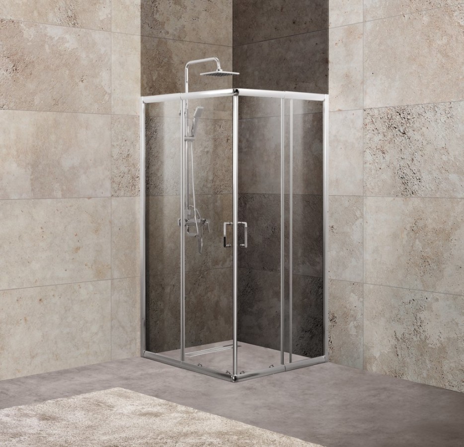 BelBagno UNIQUE-A-2-85/100-C-Cr душевое ограждение 85/100*85/100*190