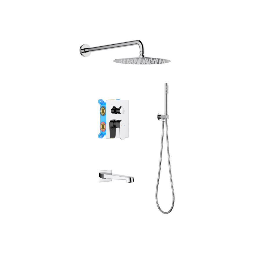 Aquatek Оберон Душевой комплект Set 4 в 1 AQ1273CR