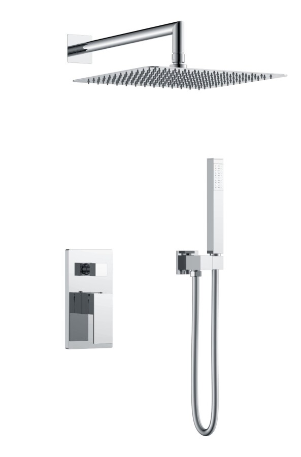 Душевая система без излива Boheme Qubic Chrome 474-3-CR