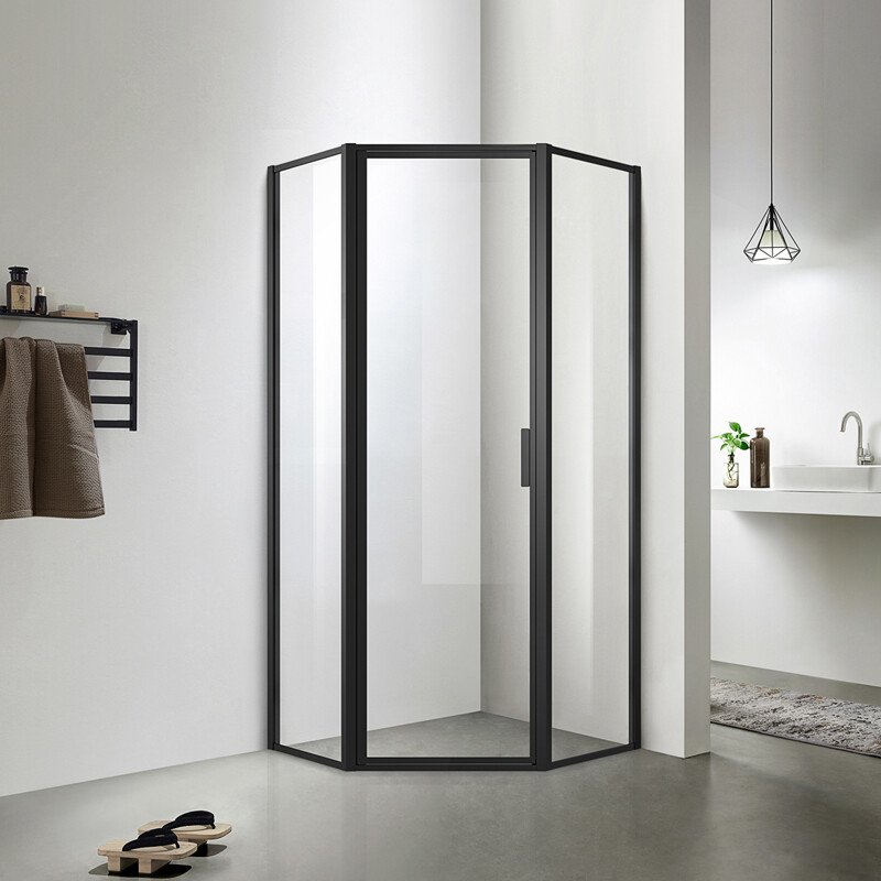 Azario Richmond AZ-NAG3231 1000 Black душевое ограждение 100 100 см