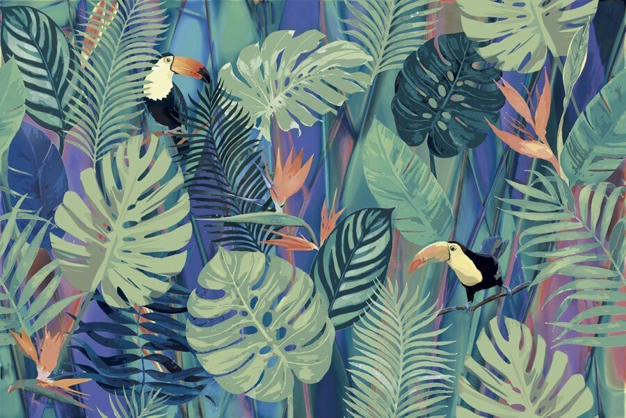 Alma Ceramica Jungle панно 400*600 PWU11JGL1