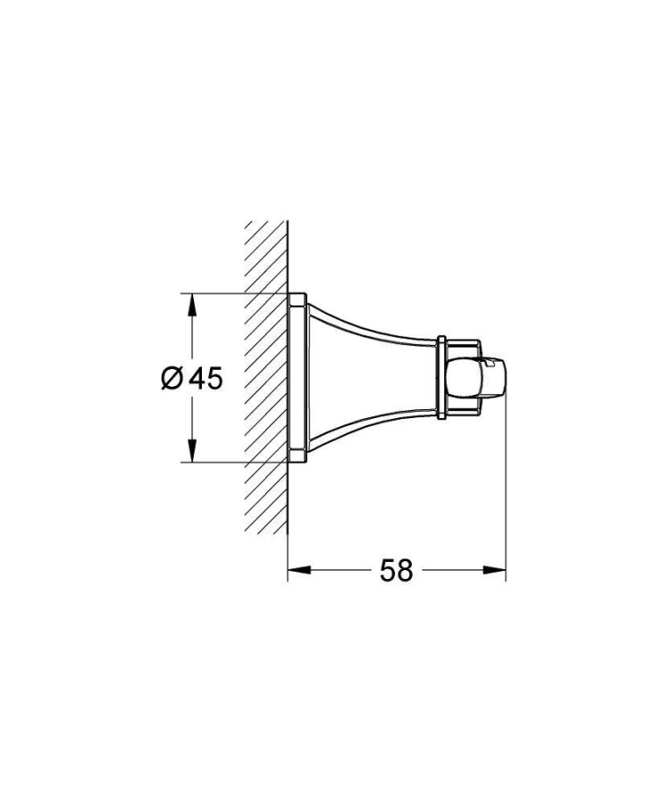 Grohe Grandera 40631000 крючок двойной