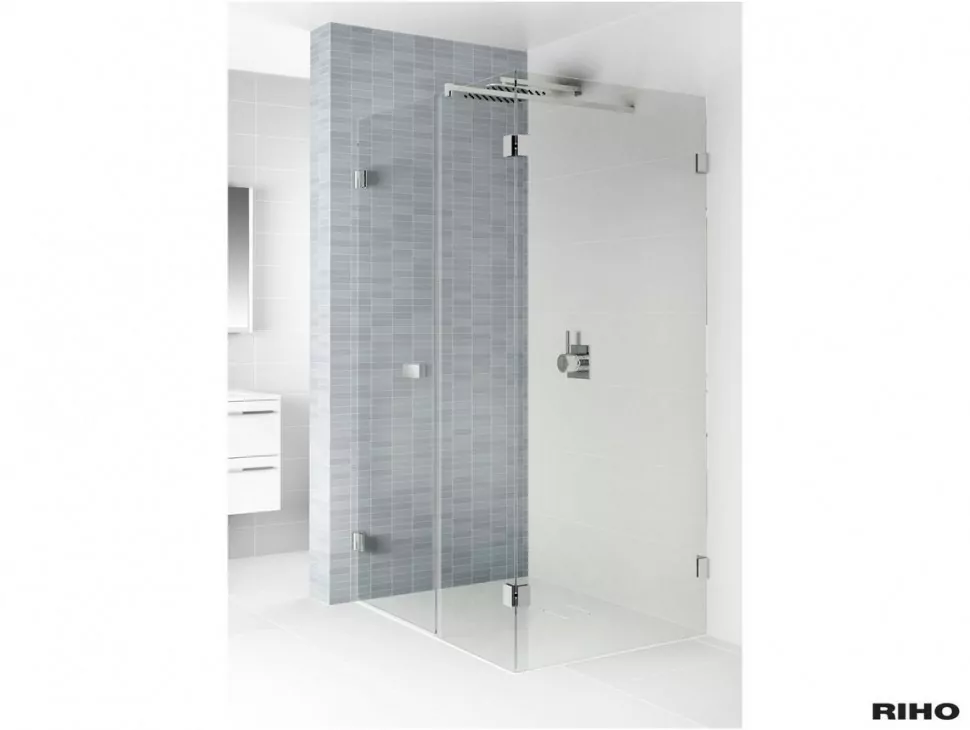 Riho Scandic X204 душевой уголок 120х90 L профиль черный G001085121