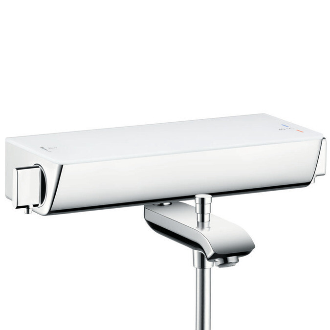 Hansgrohe Ecostat Select 13141400 смеситель для ванны белый/хром