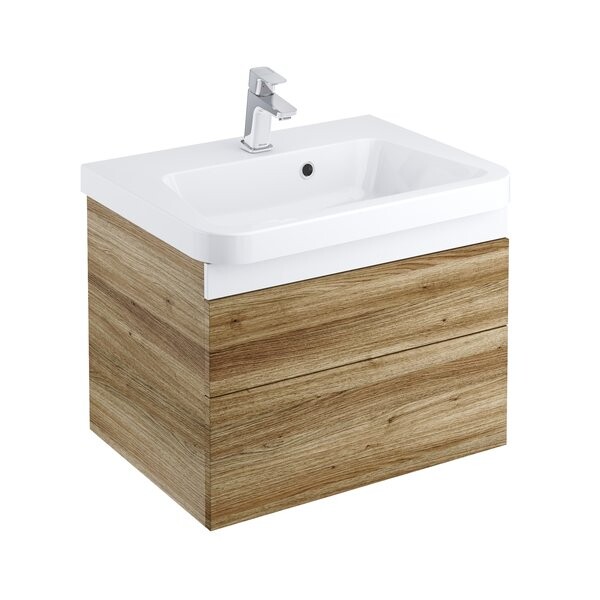 Ravak SD 10° II 650 тумба под умывальник тёмный орех X000001288