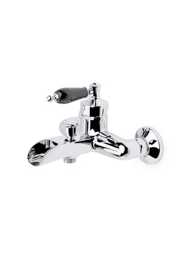 Смеситель для ванны Boheme Vogue Хром с черной керамикой 223-BLC