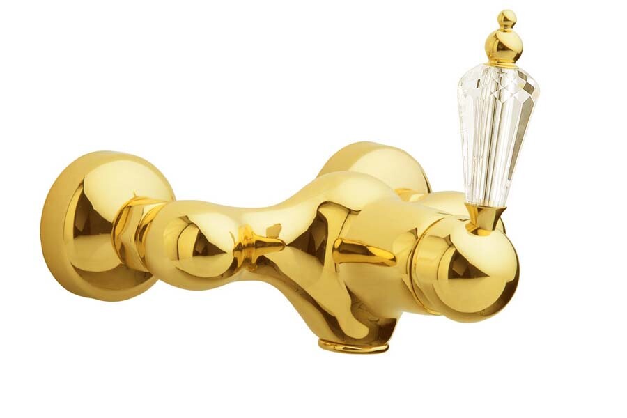 Смеситель для душа Boheme Imperiale Ripresa Золото с кристаллом Swarovski 324