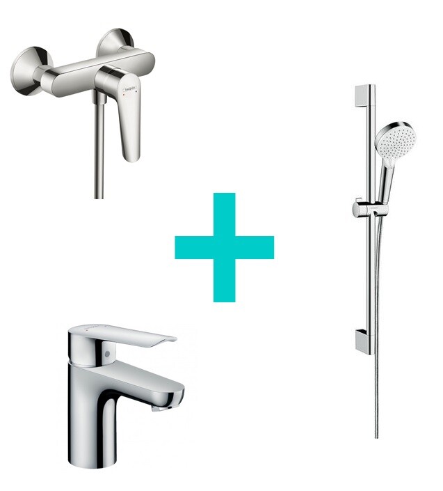 Набор смесителей Hansgrohe Logis E 70 B для душа (71177000, 71610000, 26532400)