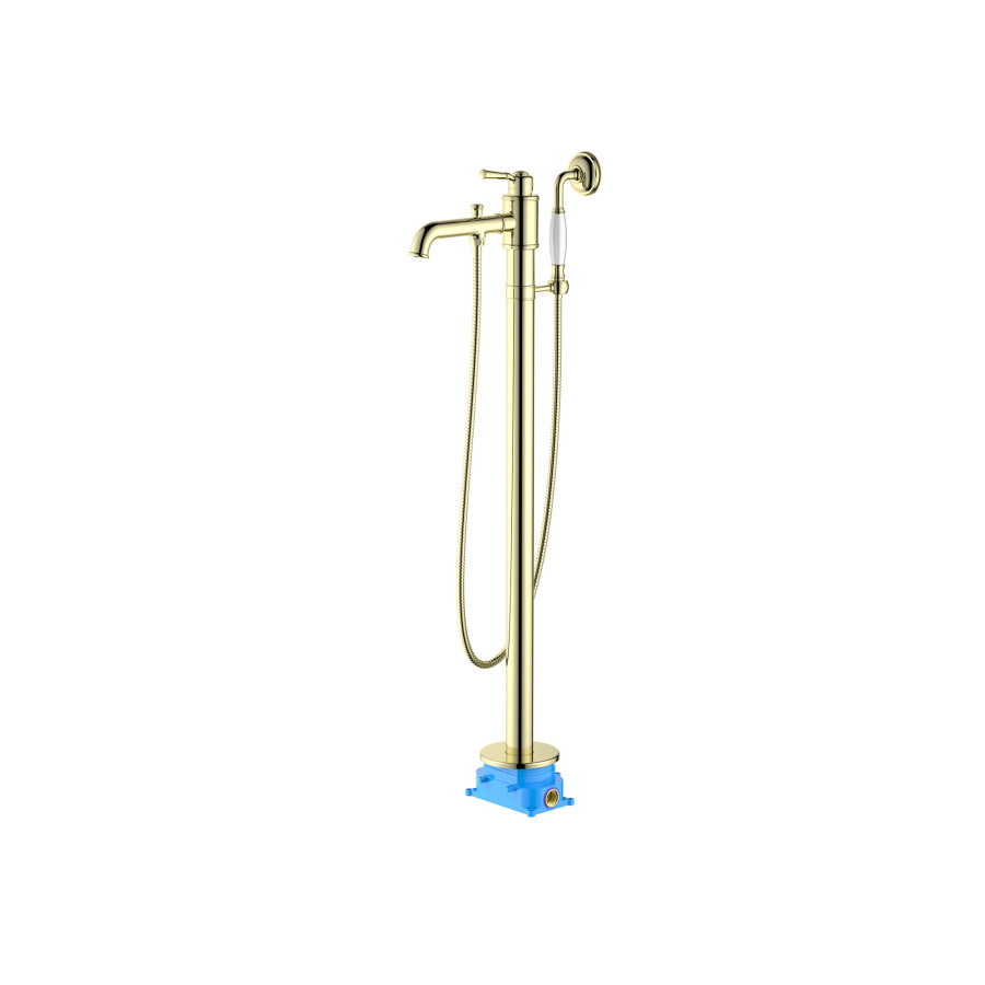 Aquatek Классик Смеситель для ванны напольный (внешняя и скрытая часть) AQ1545PG
