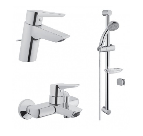 Vitra Solid S A49227EXP акционный набор смесителей для ванны 3 в 1