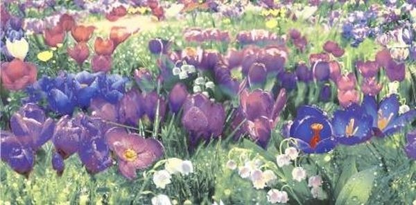 Уралкерамика Примавера 25х50 см декор настенный 