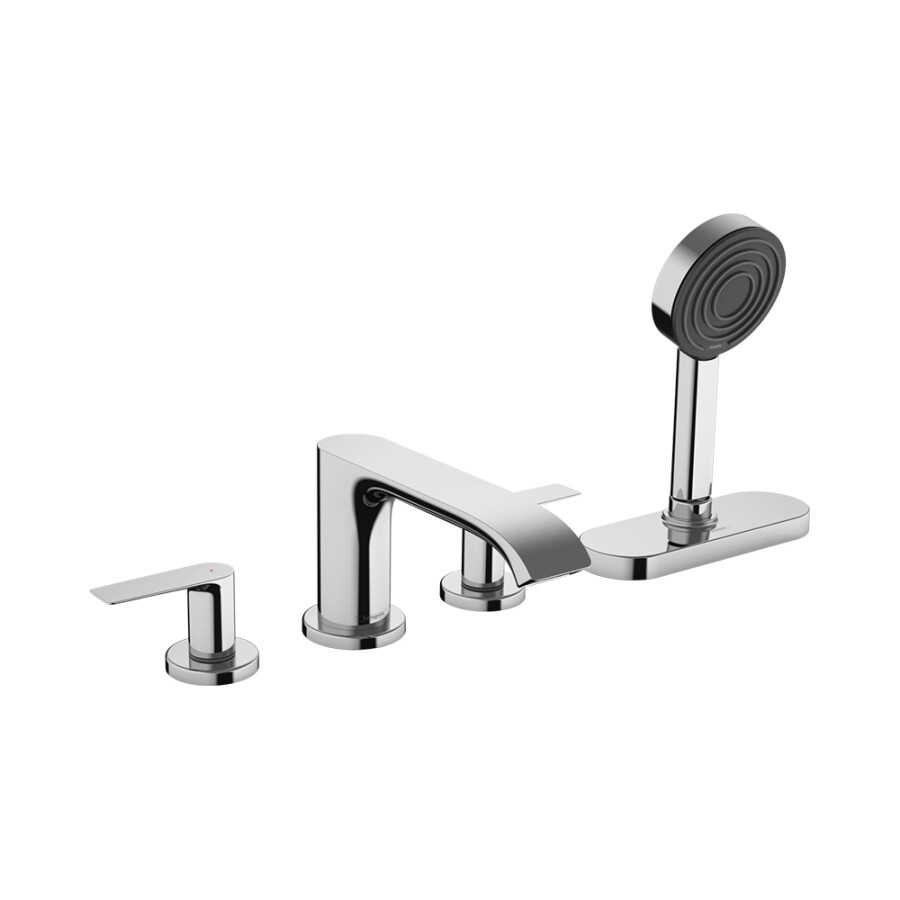Hansgrohe Vivenis Смеситель на край ванны на 4 отверстия с sBox хром 75444000