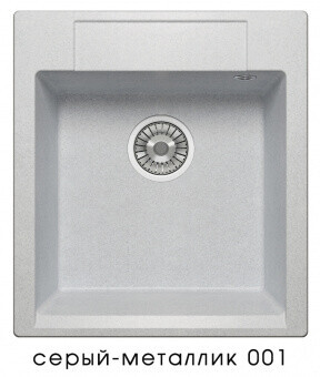 Tolero R-117 46 51 см мойка для кухни серый металлик