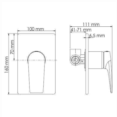 WasserKRAFT Aisch 5551 смеситель для душа золото
