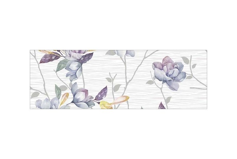 Уралкерамика Бьюти 20х60 см декор настенный цветы 2