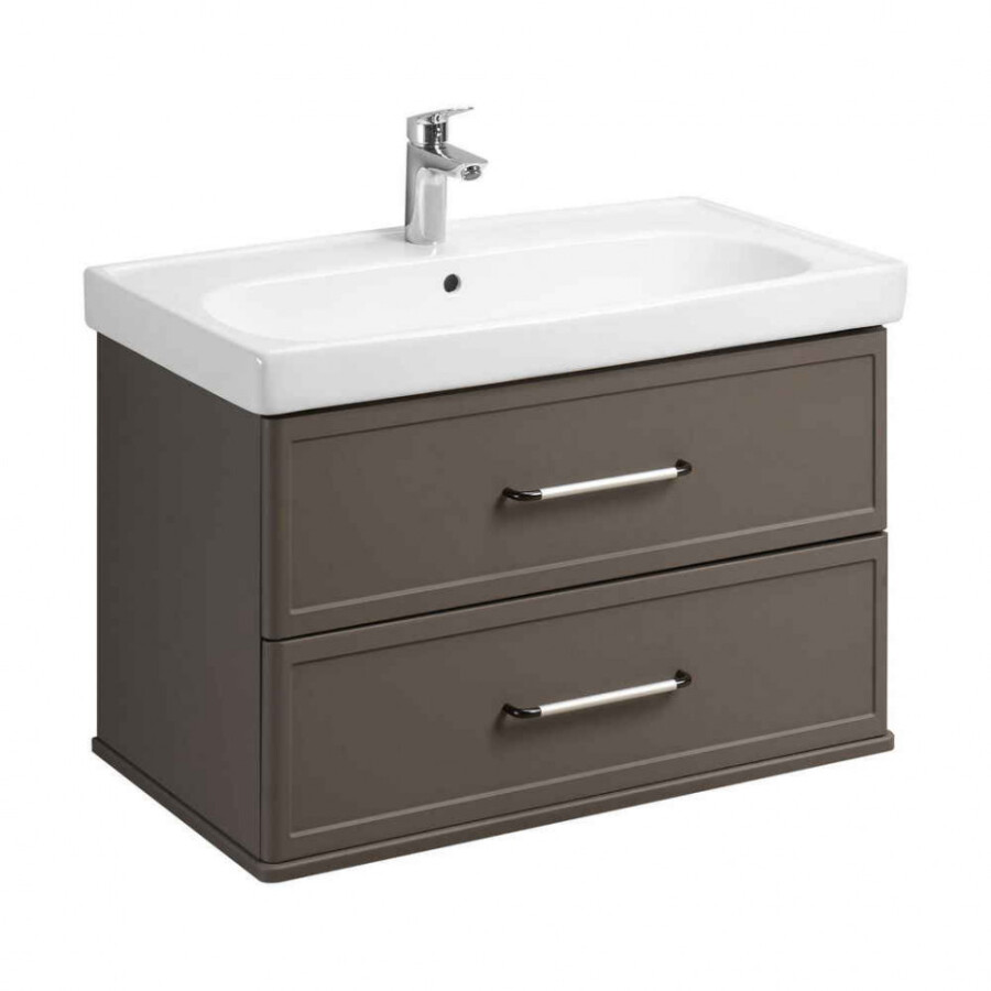 Тумба под раковину AQUATON Нео-Классика 65 2 ящика, мускат 1A290101NCR30