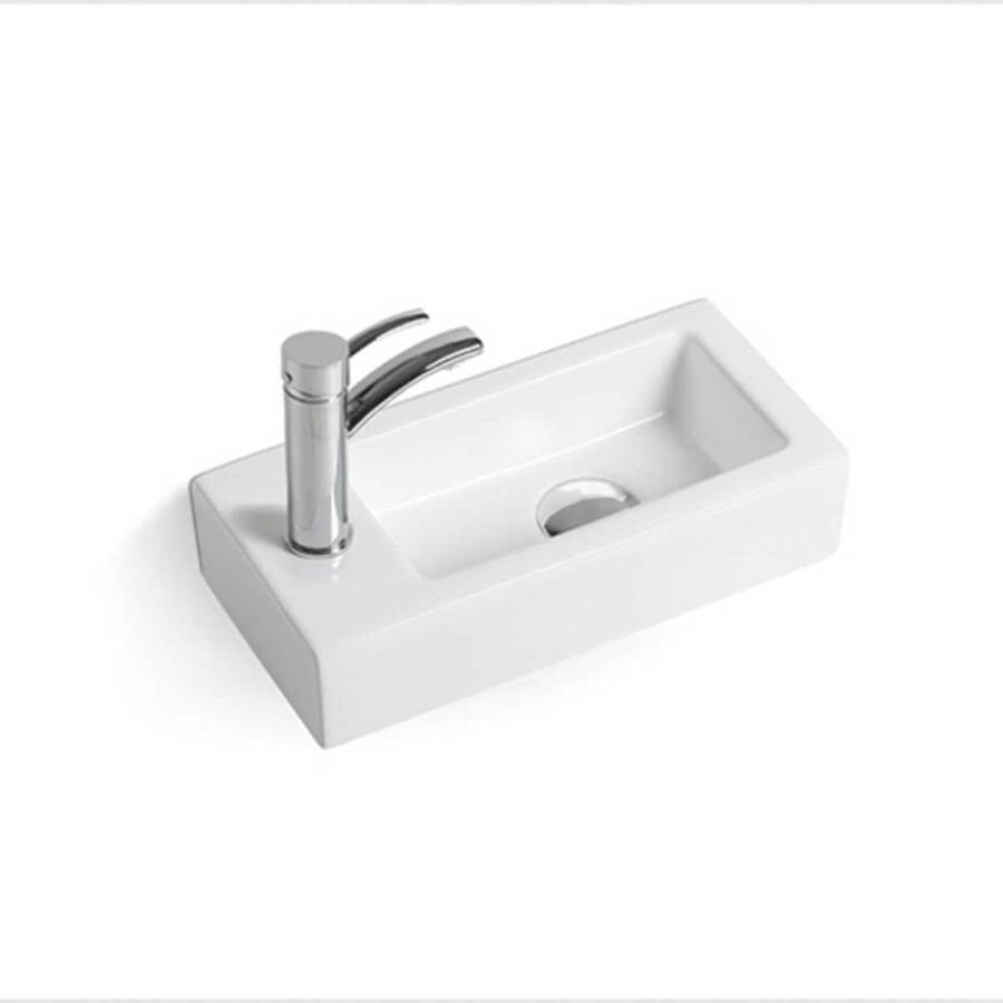 Vincea VBS-133L раковина керамическая подвесная 370х180х90