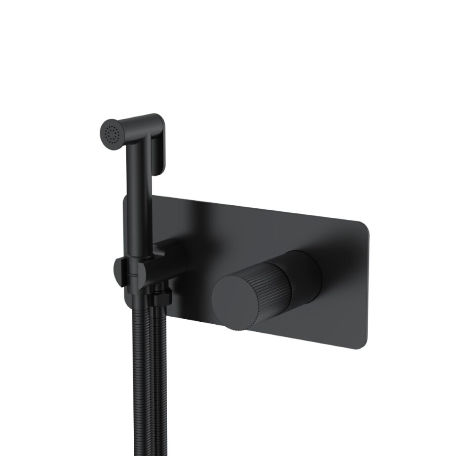 Гигиенический душ со смесителем Boheme Stick ручка Linea Черный матовый 127-BB.3