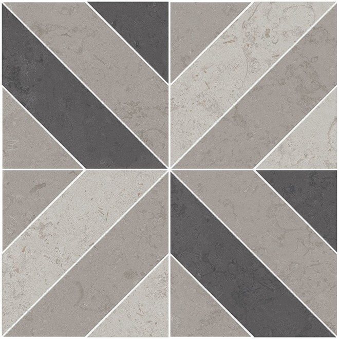 Kerama Marazzi ID124 Про Лаймстоун серый матовый 60х60 декор