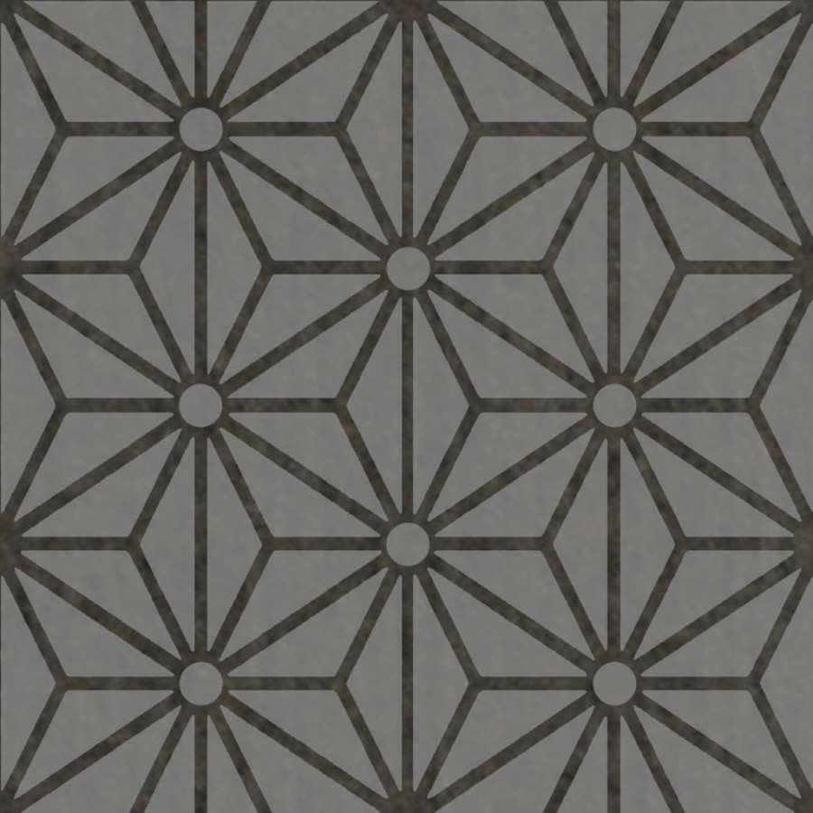 Grasaro Linen G-143m t02 вставка напольная 7х7 см матовая