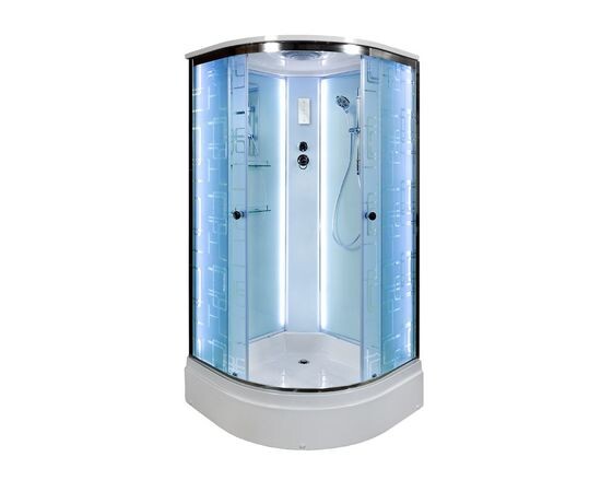 Deto душевая кабина 80х80 EM2780LED с подсветкой