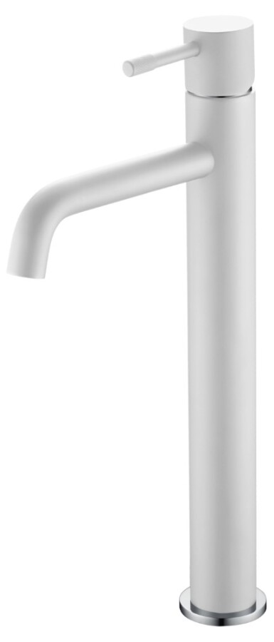 Смеситель для умывальника высокий Boheme Uno Белый / Хром 462-WCR