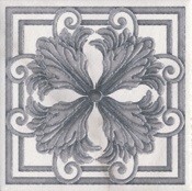 Kerama Marazzi Сансеверо 10х10 см вставка напольная серая STGA4321267H