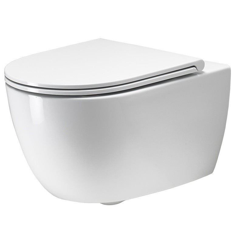 Simas Trevi унитаз подвесной безободковый TR18bi+F85