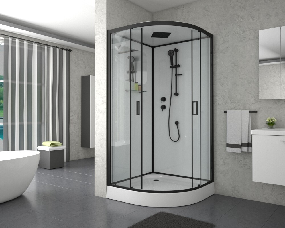 Niagara NG 6901-01 Black Душевая кабина 90x90 69010134BLACK