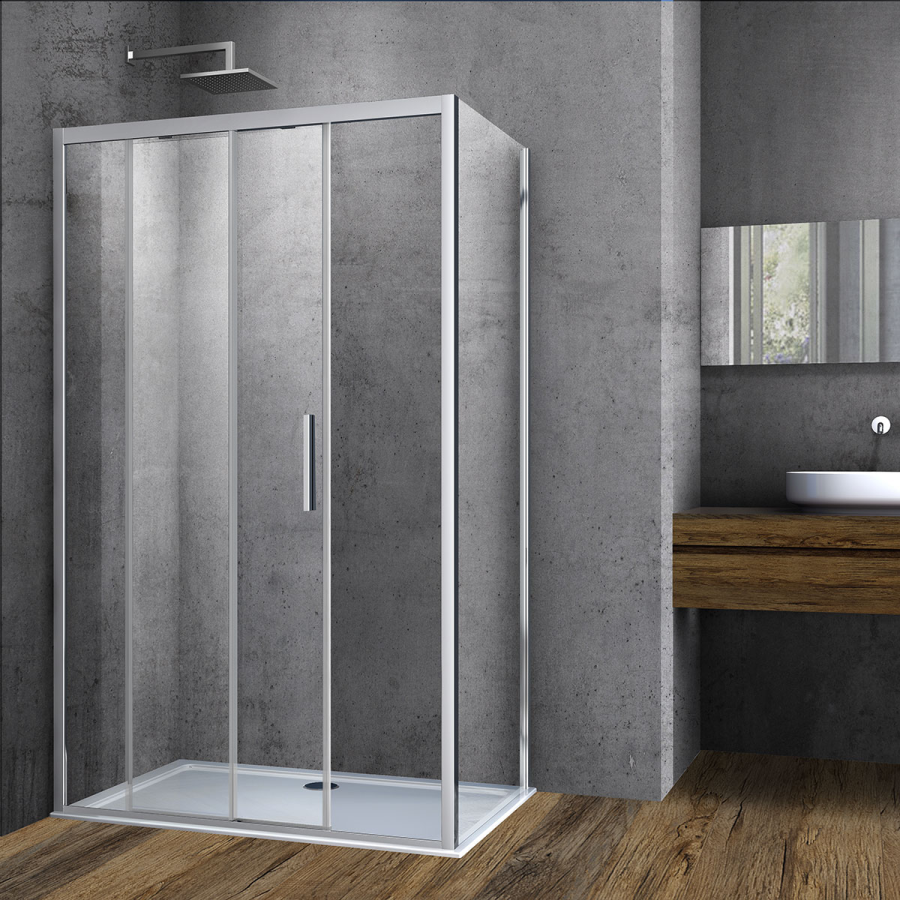 Vincea Soft душевой уголок 160х80 см хром VSR-3SO8016CL