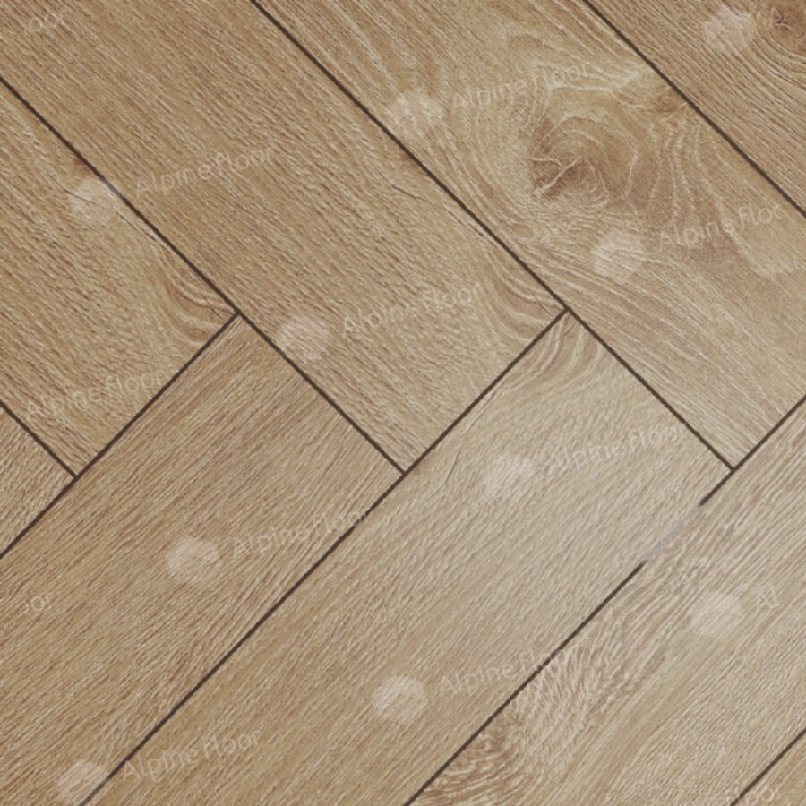 Ламинат Alpine Floor Herringbone 12, LF105-7A Дуб Тироль 600 х 100 х 12 mm
