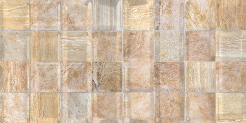 Уралкерамика Арго 25х50 см плитка настенная коричневая 