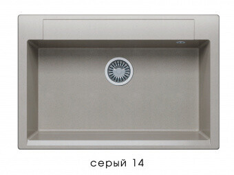 Polygran Argo 760 76 51 см мойка для кухни серый
