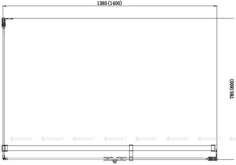 Aquanet Beta NWD1231 душевое ограждение 140*80*200 L