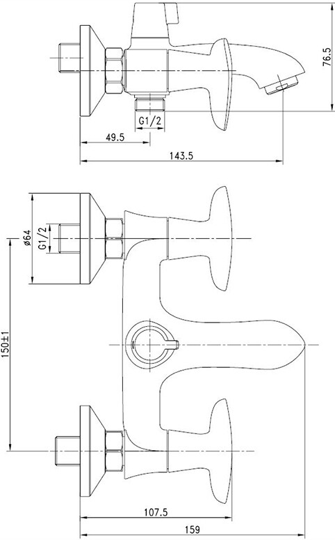 Iddis Copter COPSB02I02WA смеситель для ванны хром