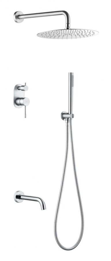 Душевая система с изливом Boheme Uno Хром 464-2-CR