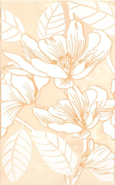 Kerama Marazzi Аида 25х40 см декор настенный бежевый