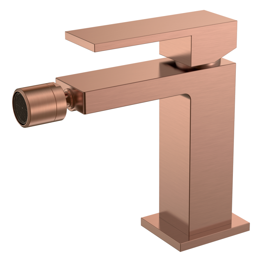 Смеситель для биде Boheme Qubic Copper Brushed 476-CB