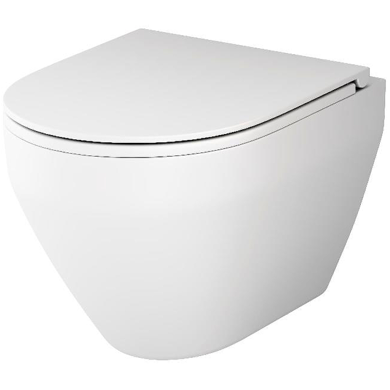 Am.Pm Spirit 2.0 унитаз подвесной безободковый с сиденьем белый матовый C701700MWSC