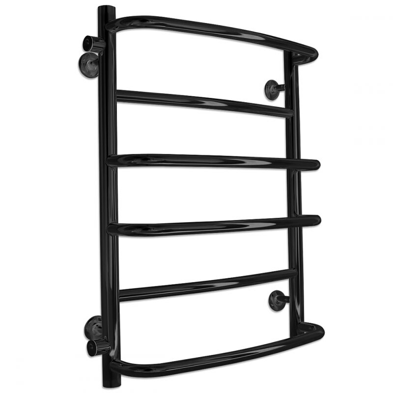 Laris Евромикс П6 полотенцесушитель водяной 500*600 черный 73207366ЧМБФ