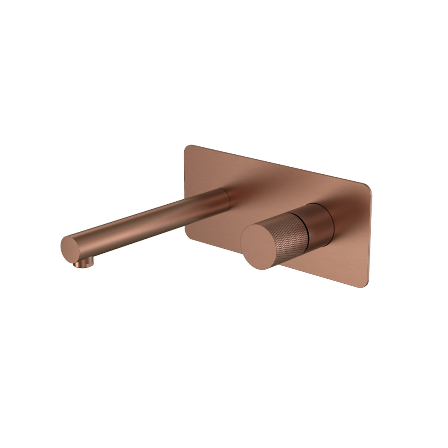 Смеситель для раковины из стены Boheme Stick ручка Touch Brushed Bronze 125-BRB.2
