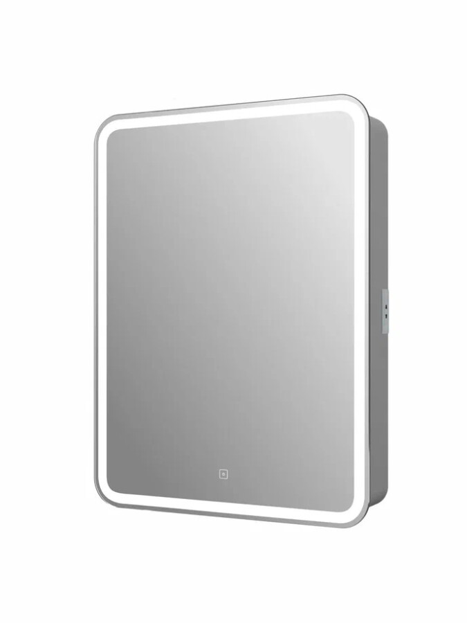Зеркало-шкаф Taliente CBled 60 см TA-CBled-EL6080L белый с подсветкой с розеткой левый