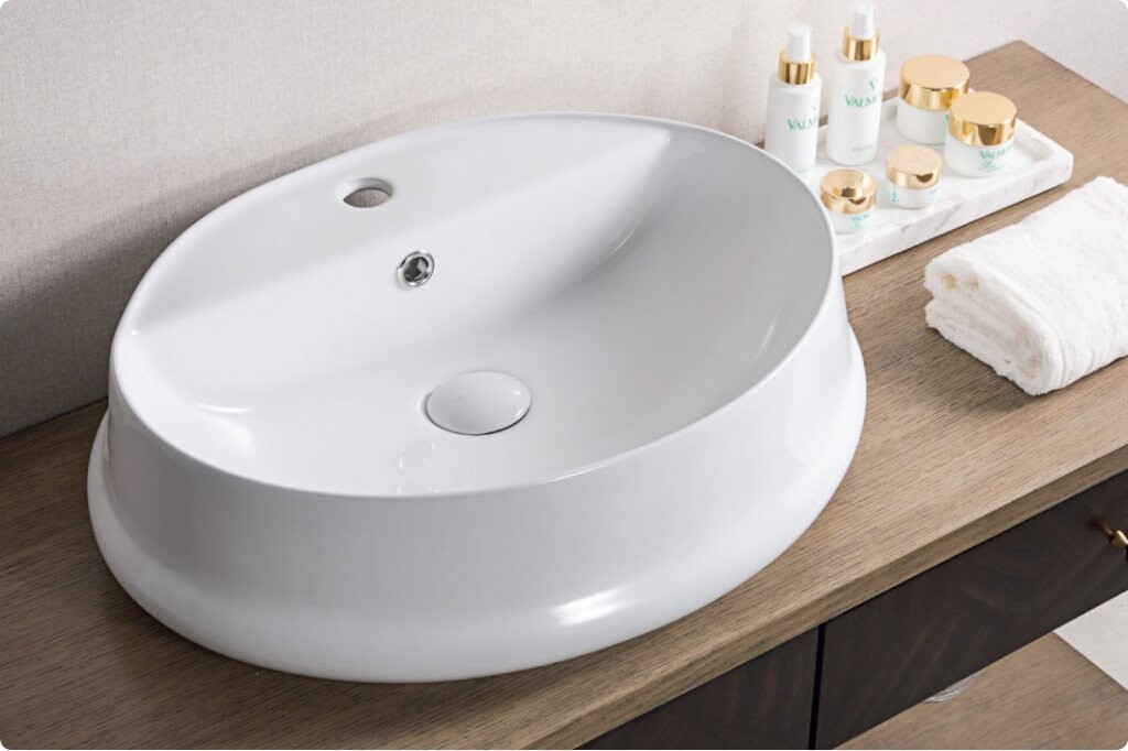 BelBagno BB1399 раковина накладная 57 см белая